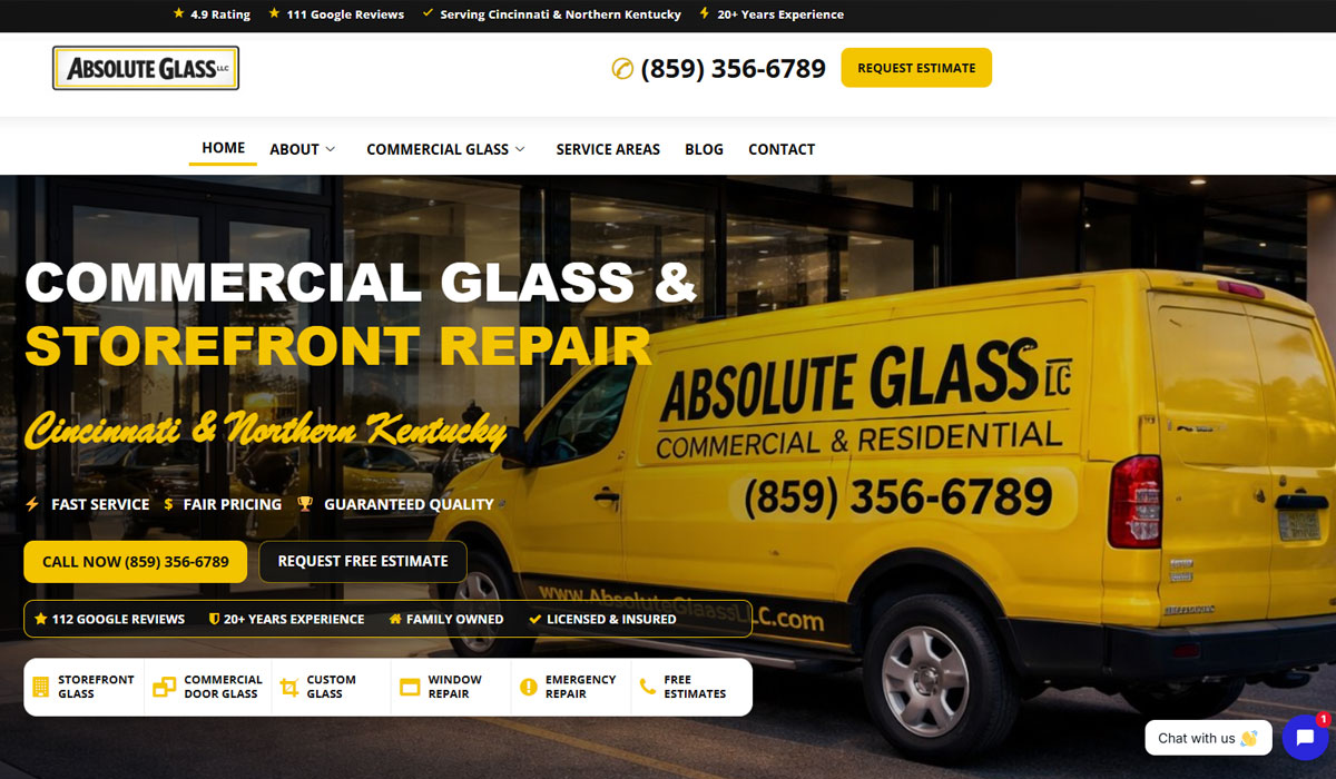 HVAC and mechanical services website